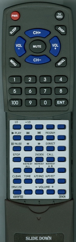 DENON 4990087003 RC-205 replacement Redi Remote