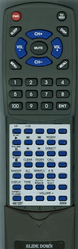DENON 4990122007 RC-217 replacement Redi Remote