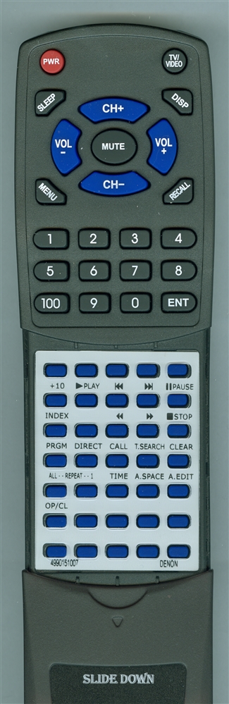 DENON 4990151007 RC222 replacement Redi Remote