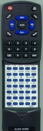 DENON 9630307307 RC 1052 replacement Redi Remote