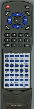 DENON 9LHL01161 RC859 replacement Redi Remote