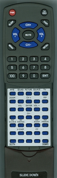 DIGIMATE DGL3704 replacement Redi Remote