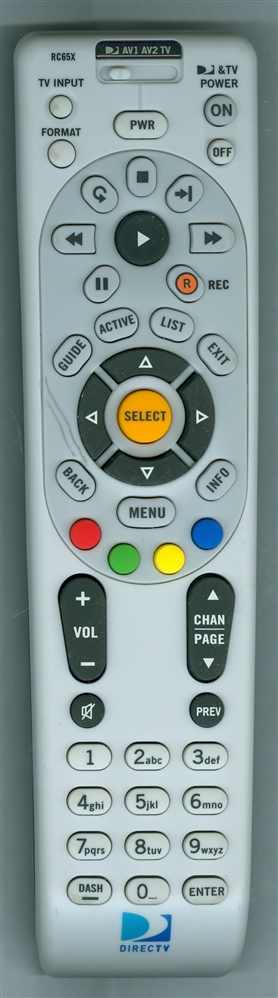 DIRECTV RC65X RC65X Refurbished Genuine OEM Original Remote