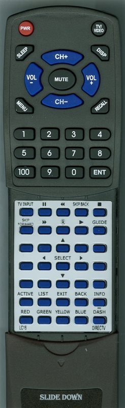 DIRECTV LC16 LC16 replacement Redi Remote
