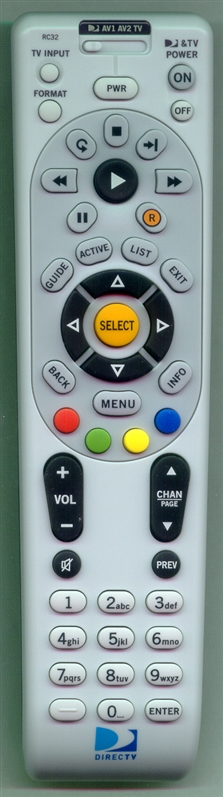 DIRECTV RC32 Refurbished Genuine OEM Original Remote
