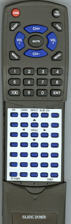 DISNEY PC1310ATV replacement Redi Remote