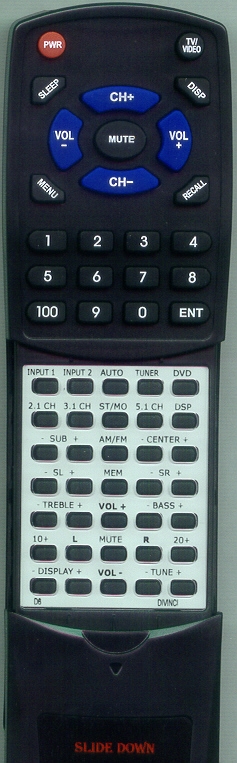 DIVINCI SOUND D6 replacement Redi Remote