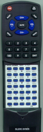 DUAL IR8125 XDV8125 replacement Redi Remote
