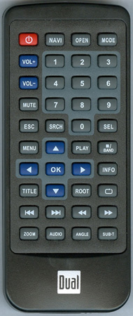DUAL DLIR9131 29AXDVDN9131 Genuine OEM original Remote