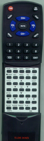 DUAL DLIR710 XDVD710 replacement Redi Remote