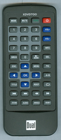 DUAL XDVD700 Genuine  OEM original Remote