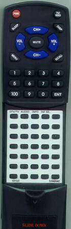 DURABRAND NE612UE replacement Redi Remote