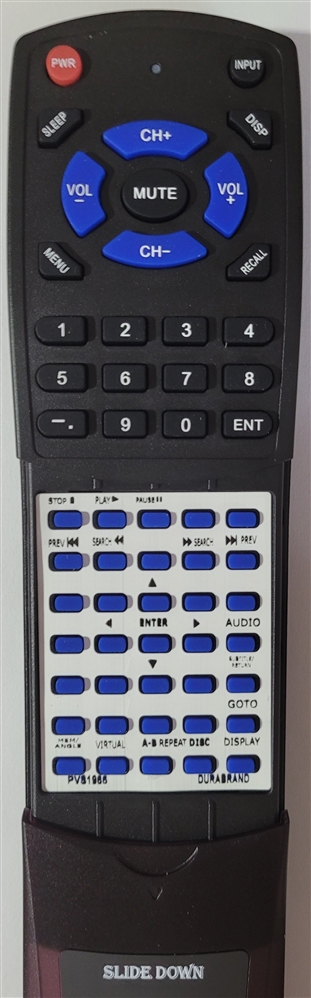 DURABRAND PVS1966 replacement Redi Remote