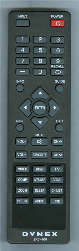 DYNEX 098GRABDZNEDYJ ZRC-400 Refurbished Genuine OEM Original Remote