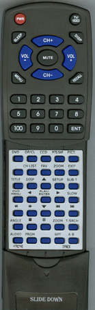 DYNEX TV-5620-82 HTR-274E replacement Redi Remote