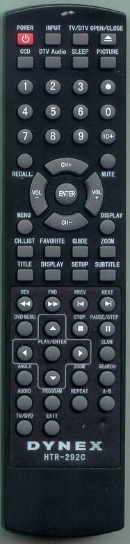 DYNEX TV-5620-48 HTR-292C Refurbished Genuine OEM Original Remote
