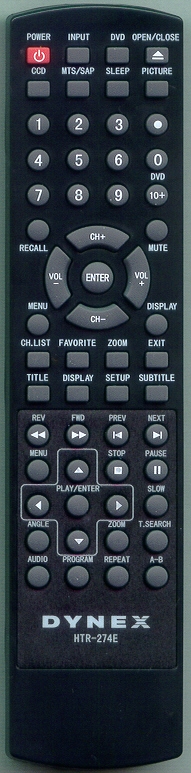 DYNEX TV-5620-82 HTR-274E Refurbished Genuine OEM Original Remote