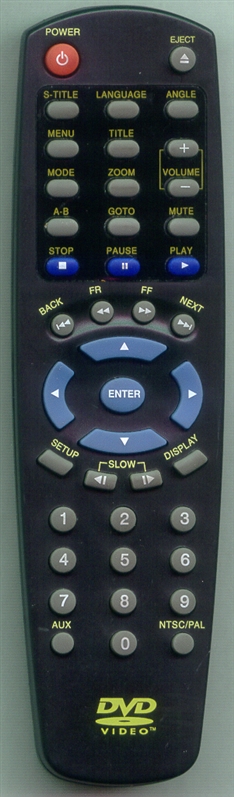 EIGER VISION EVPDVD1-BLACK Genuine  OEM original Remote