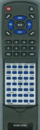 EIKI 645 100 0606 CXZS replacement Redi Remote