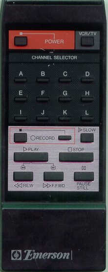 EMERSON 702059 VCR951A Refurbished Genuine OEM Original Remote