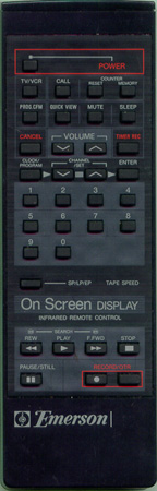 EMERSON 702112 VT4490 Genuine  OEM original Remote