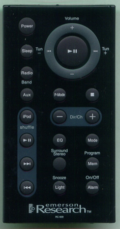 EMERSON IE600BK-RC RC-600 Genuine OEM original Remote