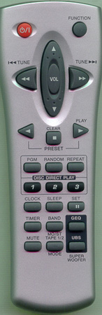 EMERSON MS8007U Genuine  OEM original Remote