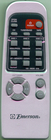 EMERSON P102HSSTL259 12598290019 Genuine  OEM original Remote