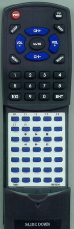 EMERSON 702054 VCR872/VCR754 replacement Redi Remote