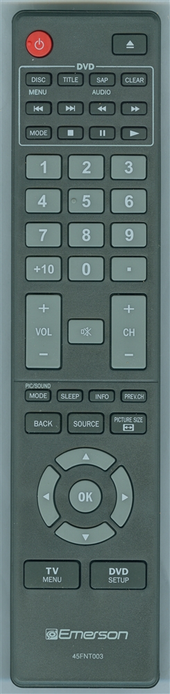 EMERSON NH408UP 45FNT003 Genuine OEM original Remote