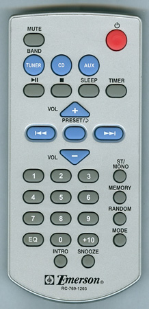 EMERSON RC7691203 RC7691203 Genuine OEM original Remote