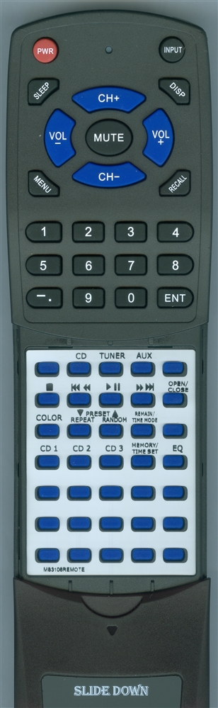 EMERSON MS3106REMOTE 646-2T106A-000 replacement Redi Remote