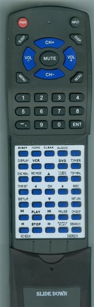 EMERSON NC183UH NC183 replacement Redi Remote