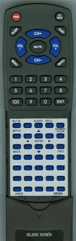 EMERSON NF027UD replacement Redi Remote