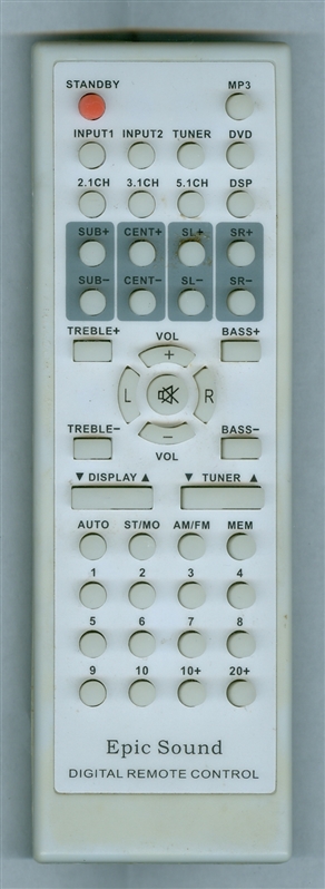 EPIC SOUND EPIC 200 Genuine  OEM original Remote
