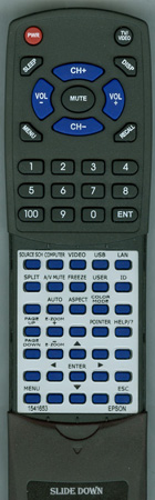 EPSON 1541653 154165301 replacement Redi Remote