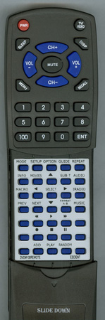 ESCIENT DVDM100REMOTE replacement Redi Remote