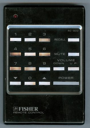 FISHER RC-800 RC800 Genuine  OEM original Remote