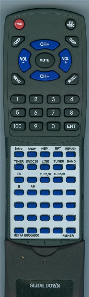 FISHER 0217A150000000 REM1500 replacement Redi Remote