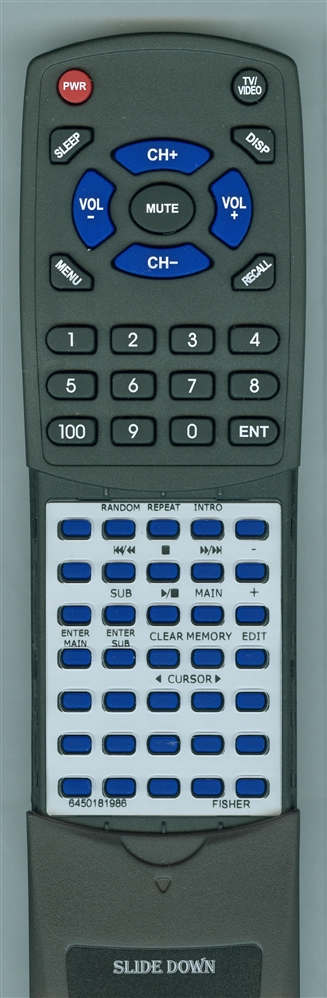 FISHER 645 018 1986 RDAC6006 replacement Redi Remote