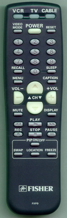 FISHER FXPD FXPD Genuine OEM original Remote
