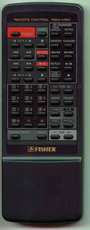 FISHER RB-REMM50 REMM50 Genuine OEM original Remote