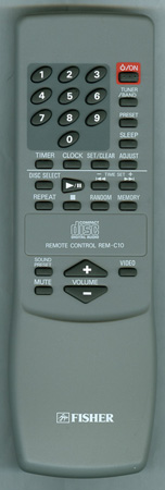 FISHER REM-C10 Genuine  OEM original Remote