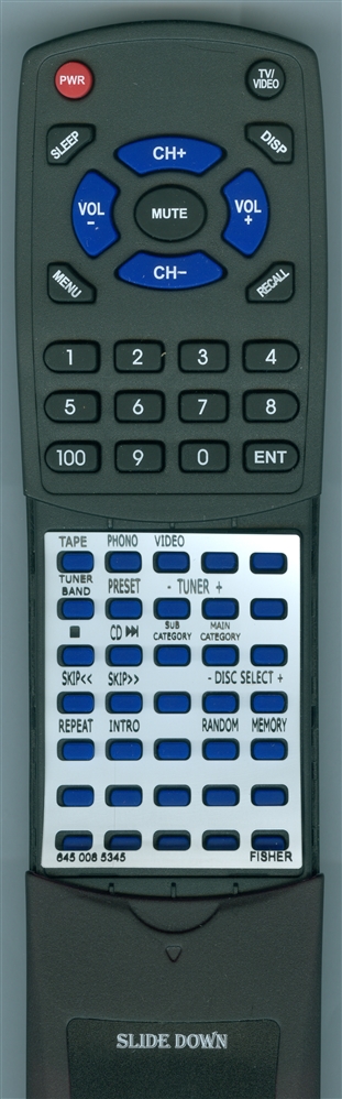FISHER 645 008 5345 REM-5060 replacement Redi Remote