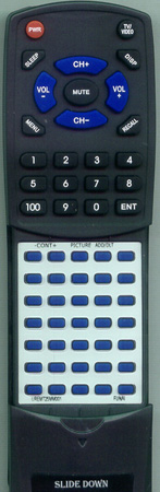 FUNAI UREMT25MM001 replacement Redi Remote