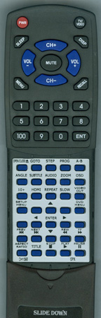 GPX DH109B DH109B replacement Redi Remote