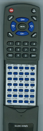 GPX HTD2404 replacement Redi Remote