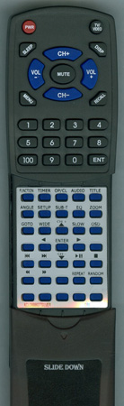 GPX KCLD8886DT SILVER replacement Redi Remote