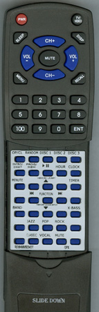 GPX REM-HMW5034DT HMW5034DT replacement Redi Remote