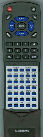 GPX TD930B TD930 replacement Redi Remote